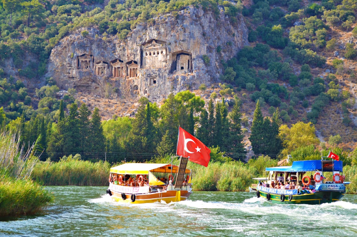 Best places to visit in Turkey - Lycian Tombs copyright Maryna Kravtsova - European Best destinations
