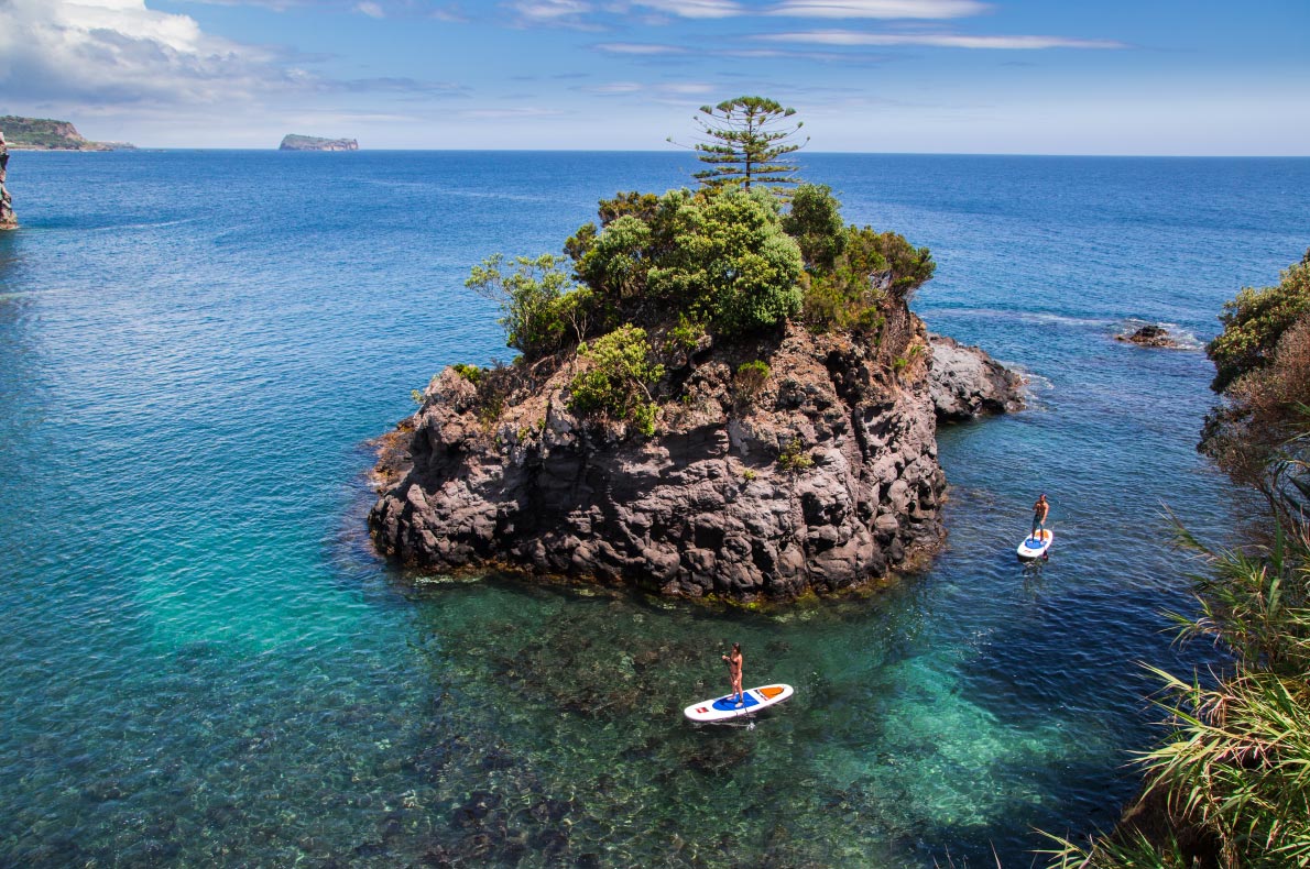 Best sustainable destinations in Europe - Azores Stand up Paddle Copyright RavenEyePhoto    - European Best Destinations
