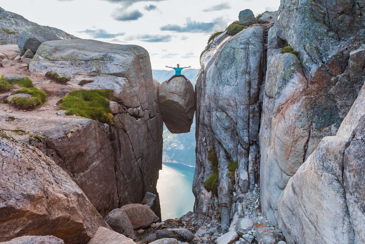 Kjerag in Norway  - Best trekking destinations in Europe - Copyright Kochneva Tetyana  - European Best Destinations