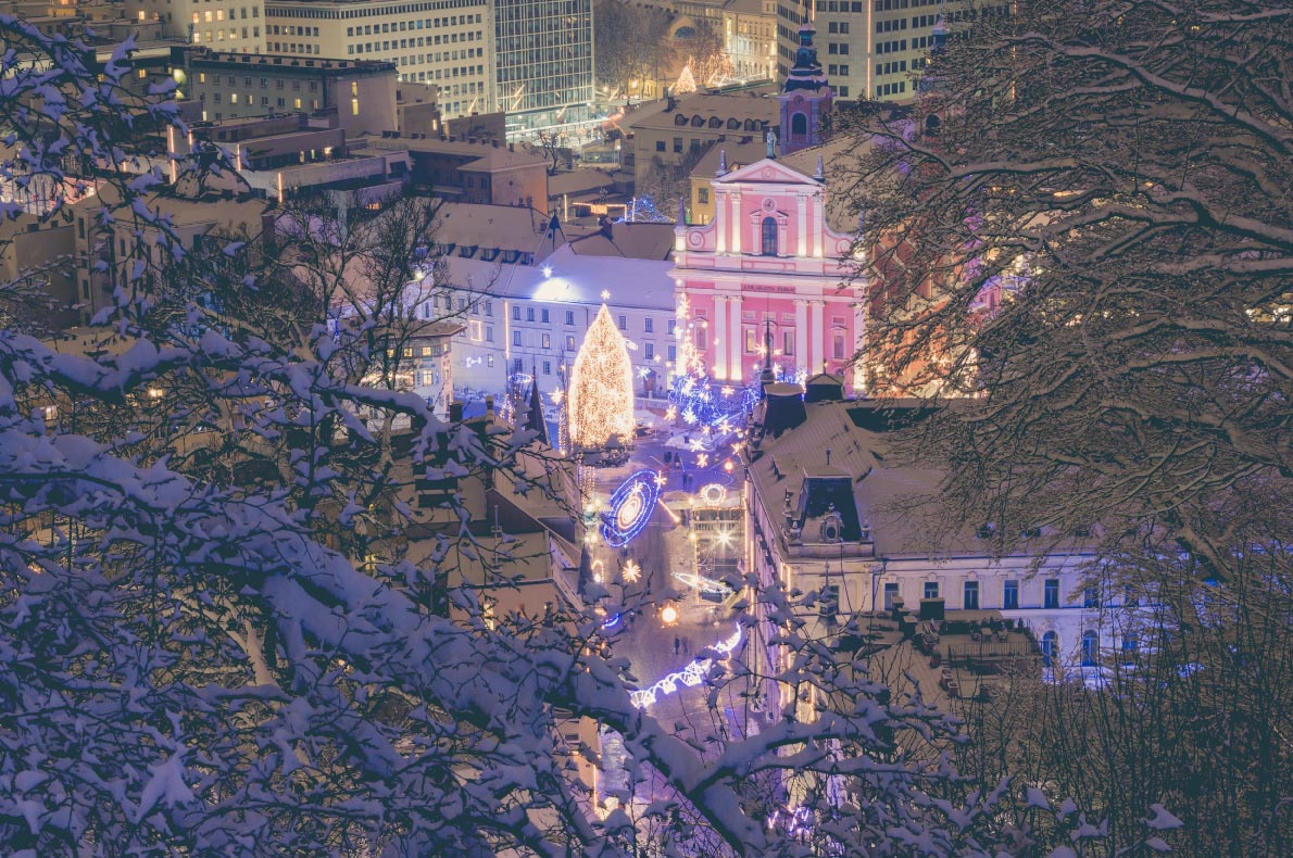 Covid 19 Cele mai sigure piețe de Crăciun din Europa - Piețele de Crăciun din Ljubljana - Copyright Donaturat - Cele mai bune destinații europene