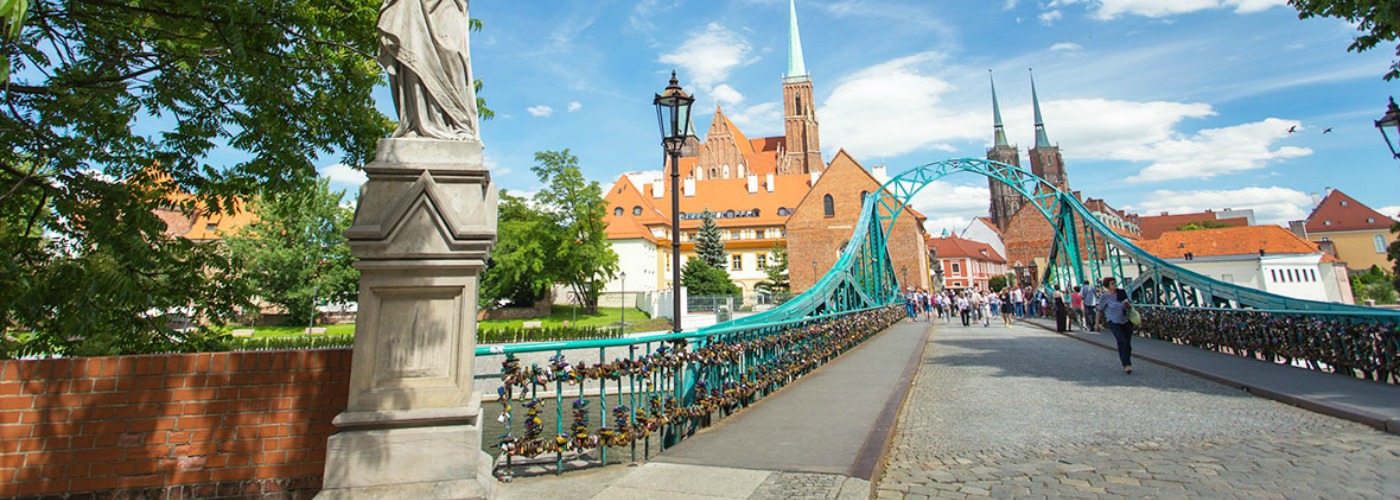 Tumski Bridge wroclaw