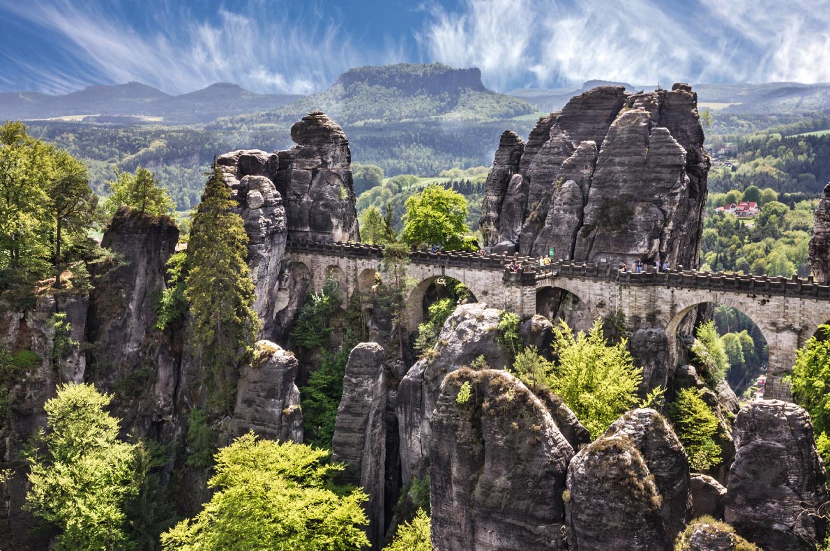 Best Natural wonders in Germany - Bastei Bridge - Copyright Vlada Photo - European Best Destinations