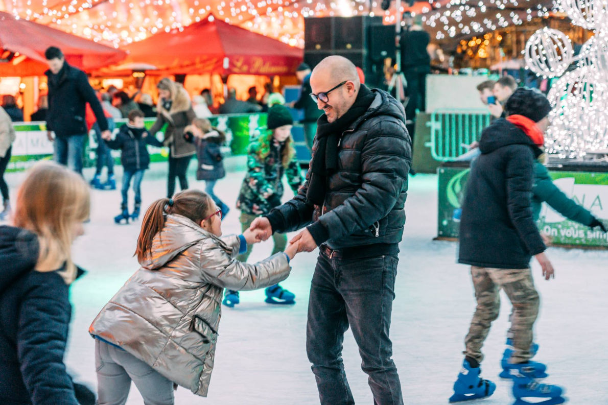 Best Christmas Ice Skating in Europe - Liege Ice Skating