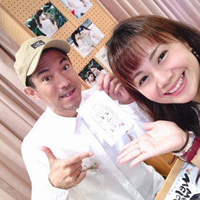 與那嶺望さんと写真撮った！嬉しいさぁ〜！