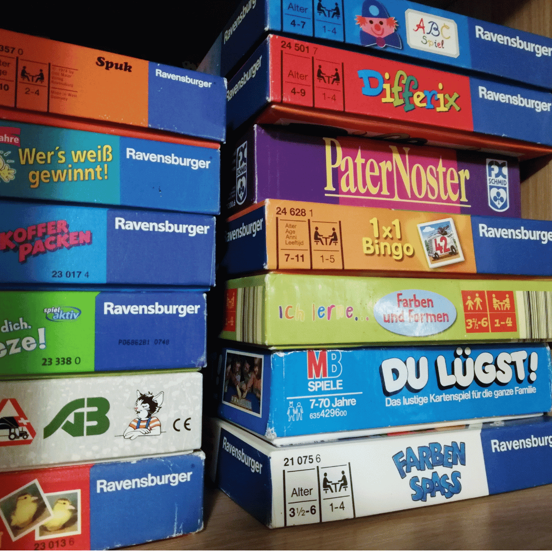 gut sortierte Spieleauswahl