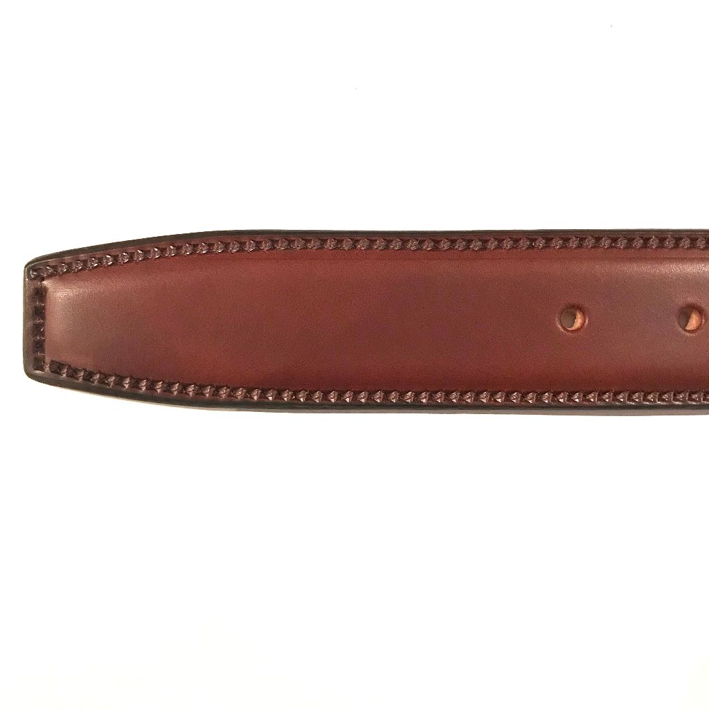 Rindsleder Gürtel, BORIS, cognac - Werner Scherer