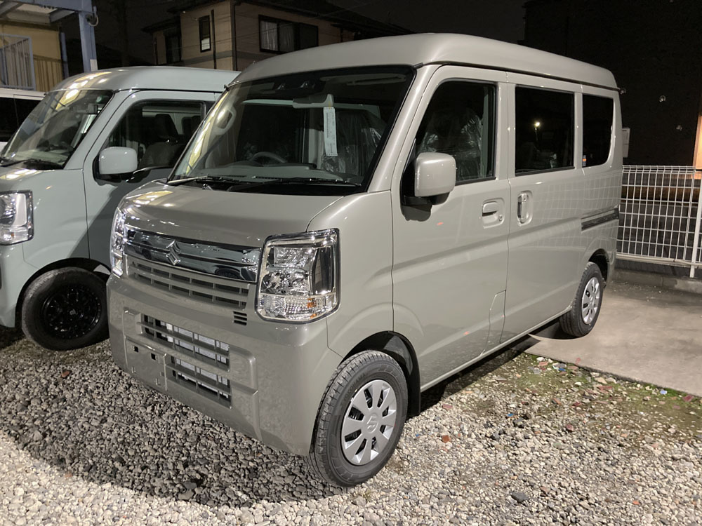 新型エブリィJOINターボが入庫！N-iの展示車製作開始！
