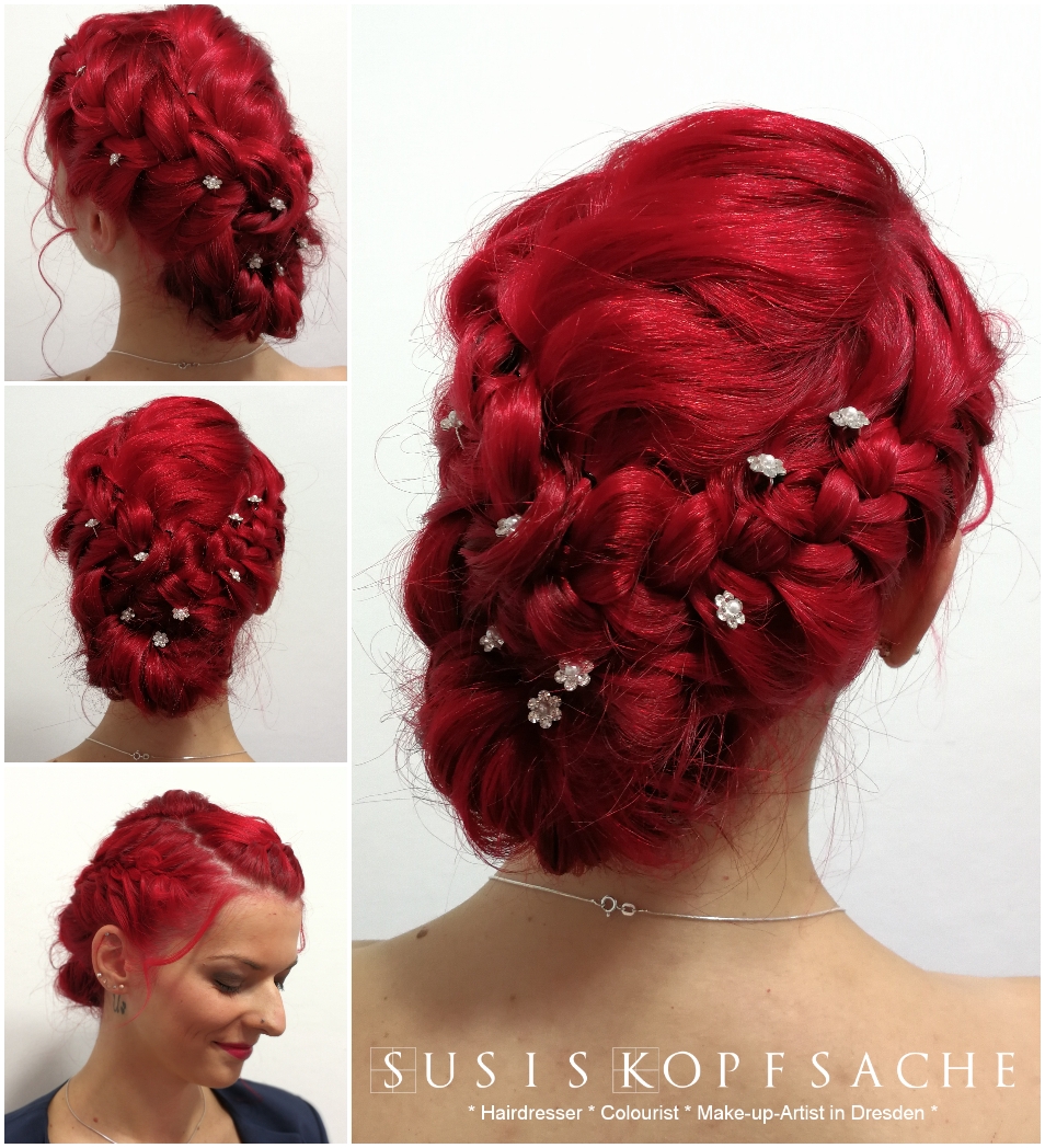 Hairstyling für einen Hochzeitsgast