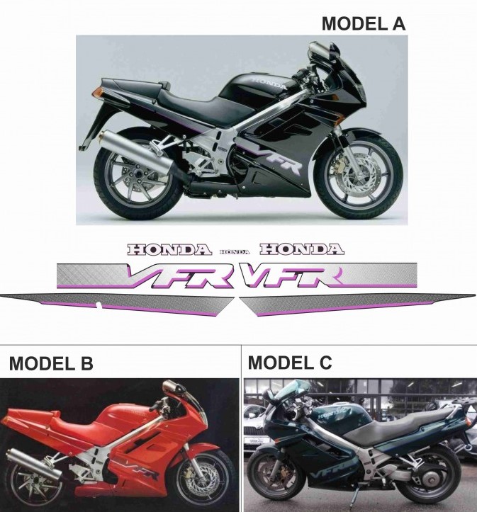 VFR400 NC30 カスタム　デカールステッカー VFR400 NC30 カスタム デカールステッカー - メルカリ
