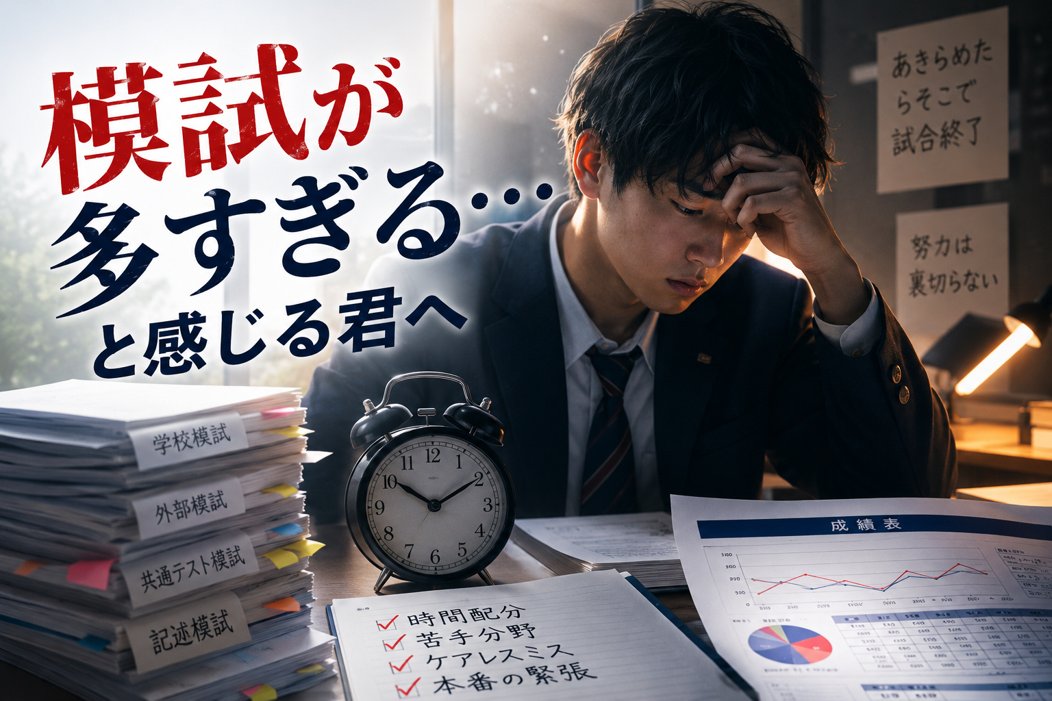 「模試が多すぎる…と感じる君へ」