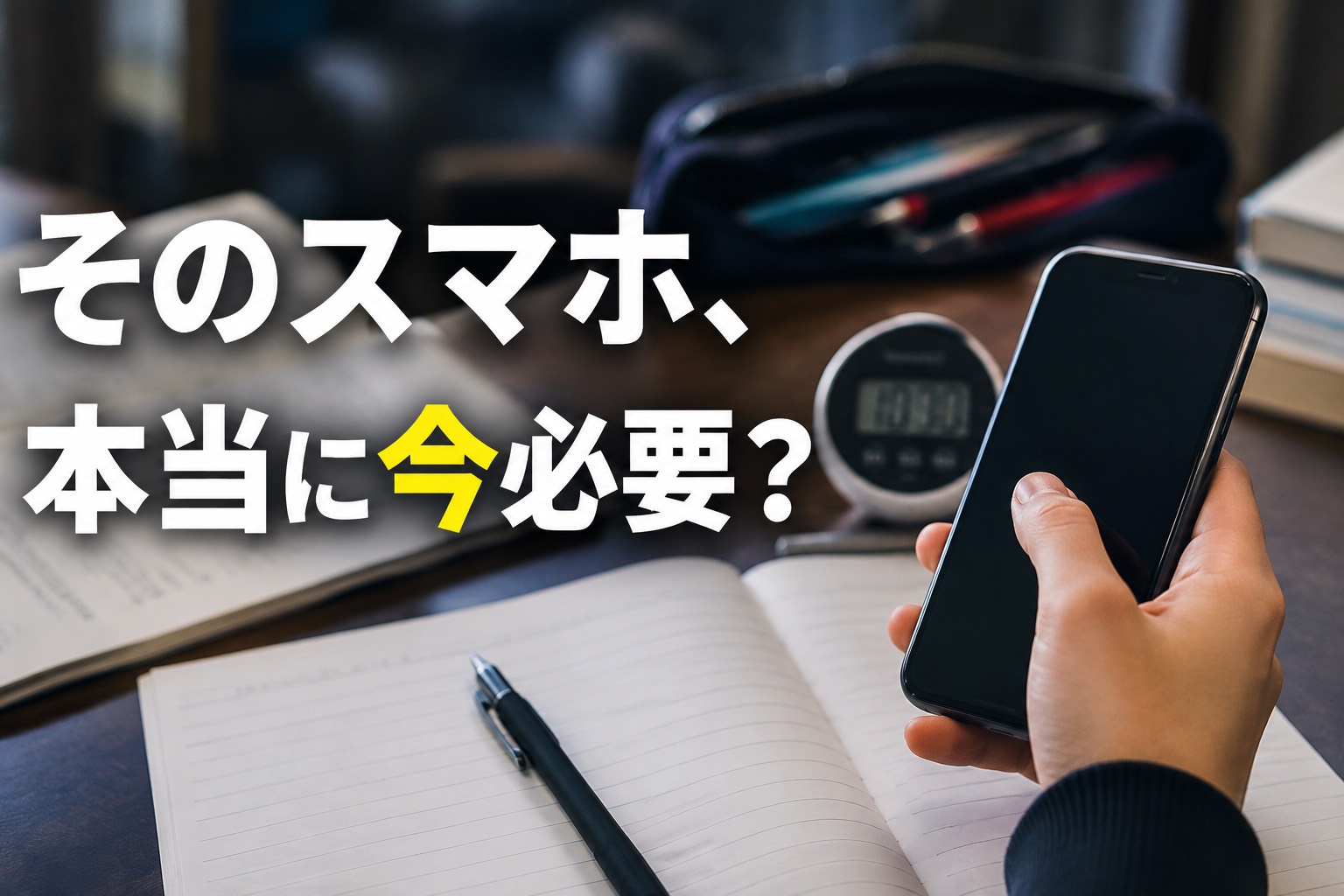 そのスマホ、本当に今必要？