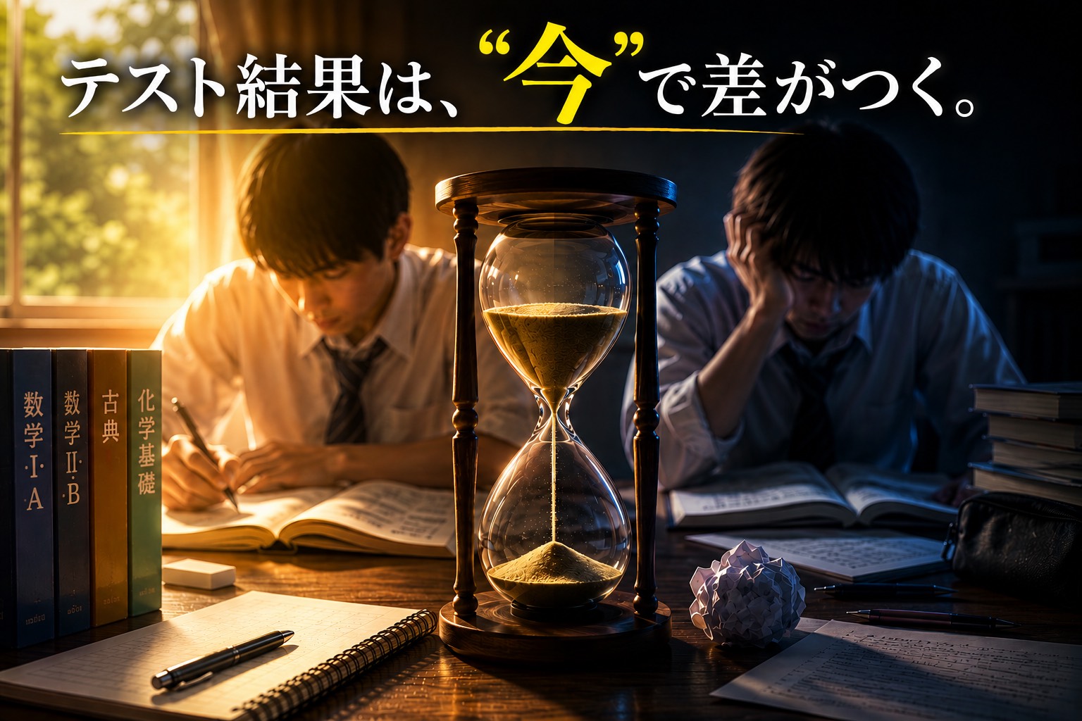 テスト結果は、“今”で差がつく。