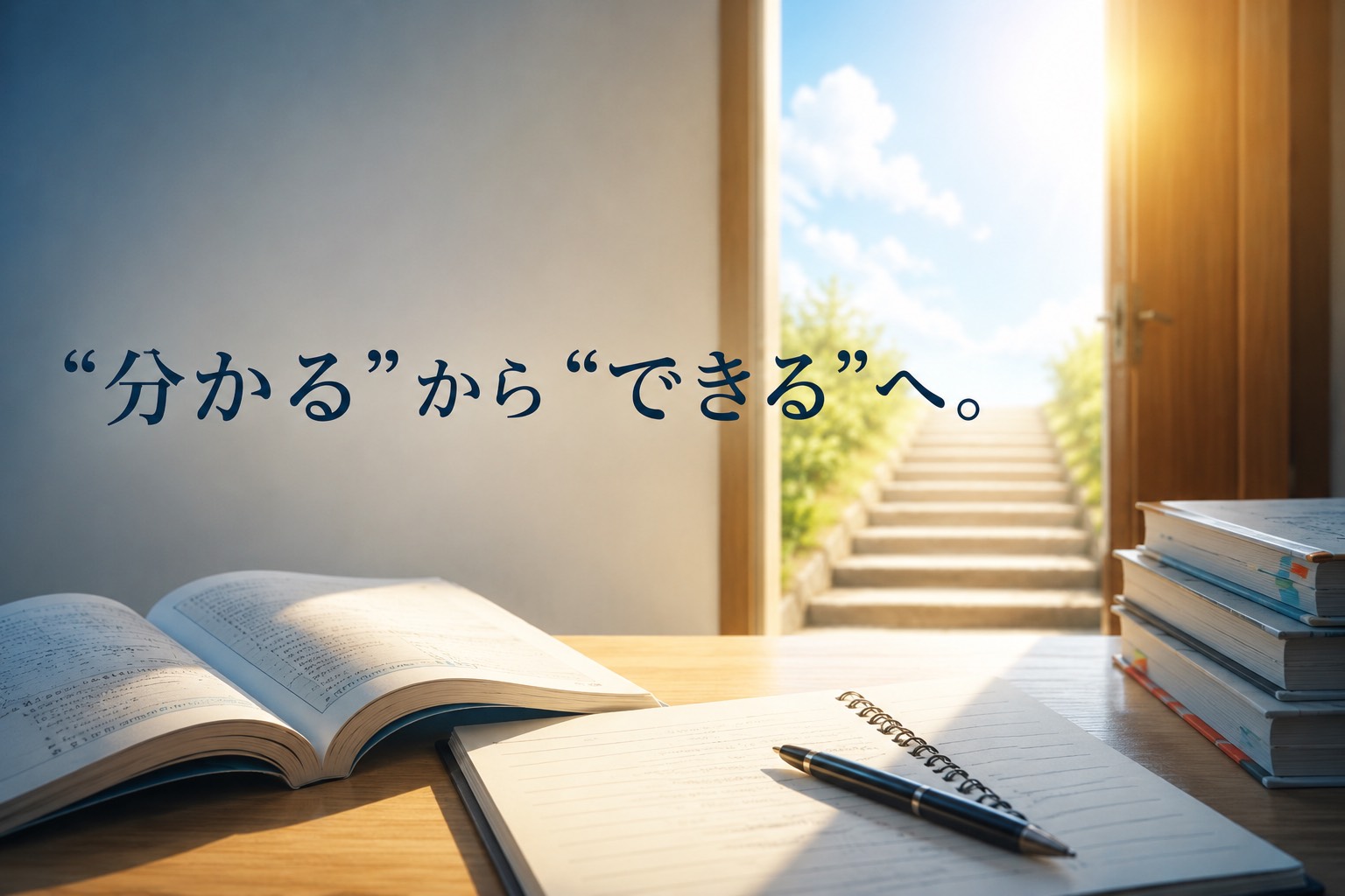 “分かる”から“できる”へ。