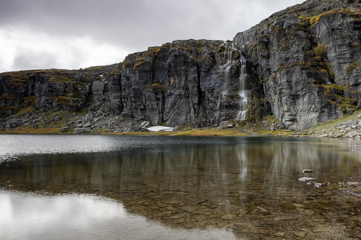 Flotane Wasserfall Aurlandsfjell