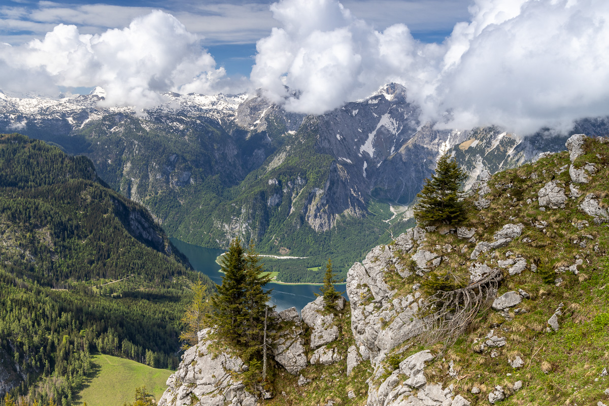 Blick vom Jenner auf den Königssee