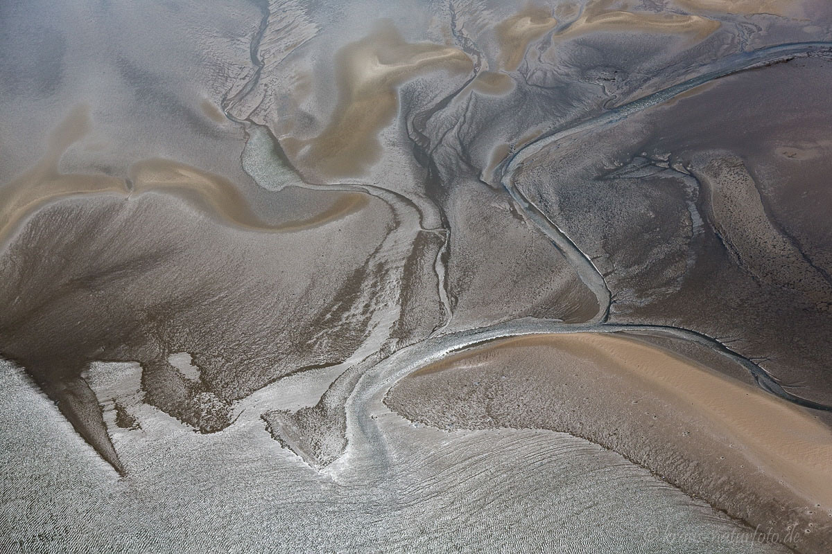 Wattenmeer Luftaufnahme, Norderney