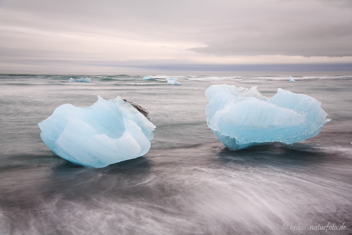 Eis am Strand, Jökulsarlon