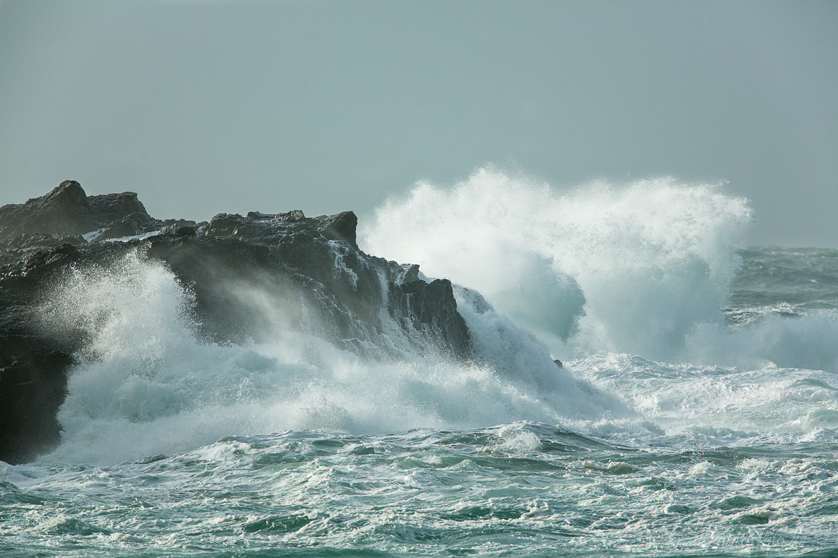 Wellenbrecher, Hebrideninsel Islay