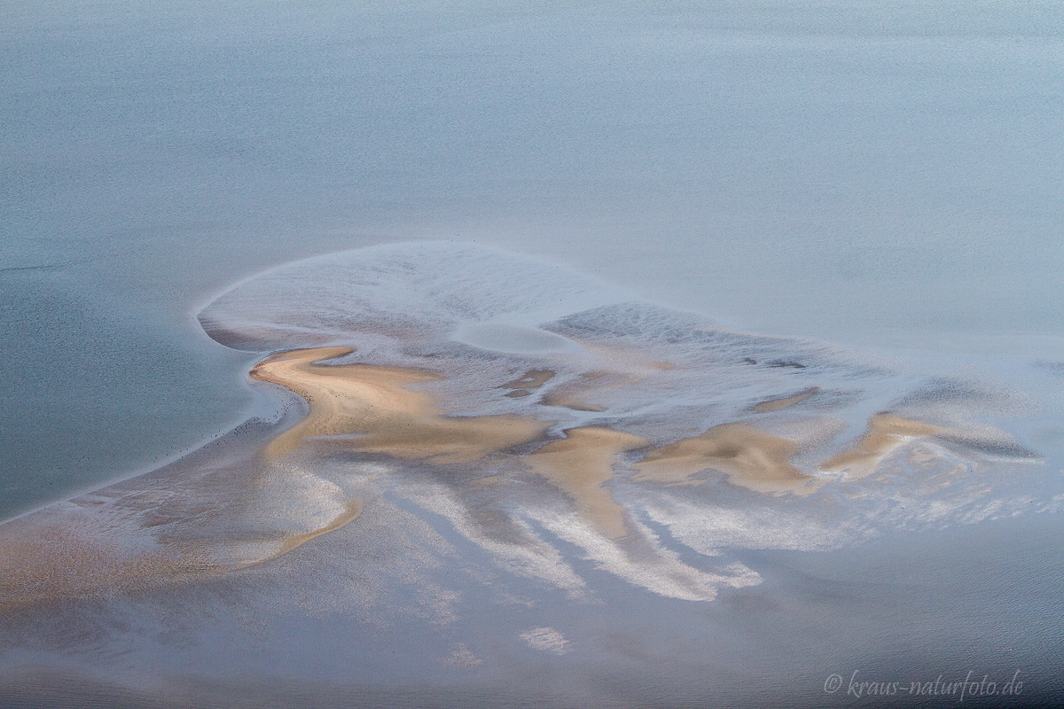 Wattenmeer Luftaufnahme, Norderney