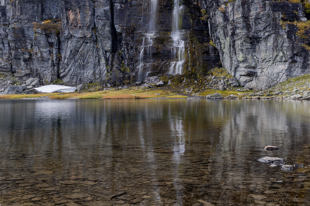 Flotane Wasserfall Aurlandsfjell