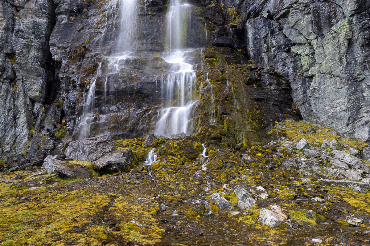 Flotane Wasserfall Aurlandsfjell