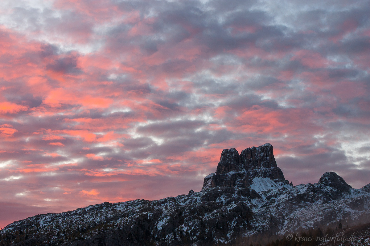 Averau vor Sonnenaufgang