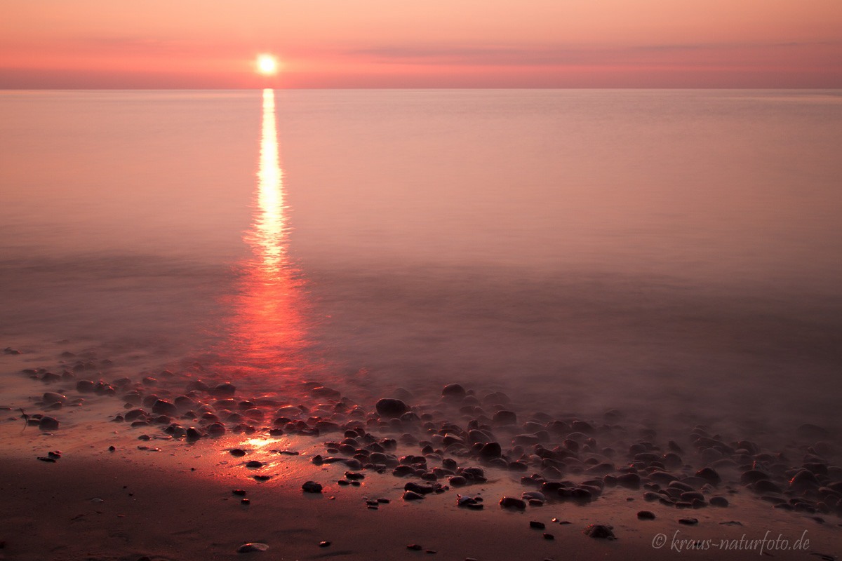 Sonnenuntegang am Weststrand