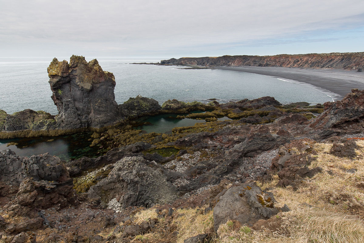 am Strand von Djupalonssandur