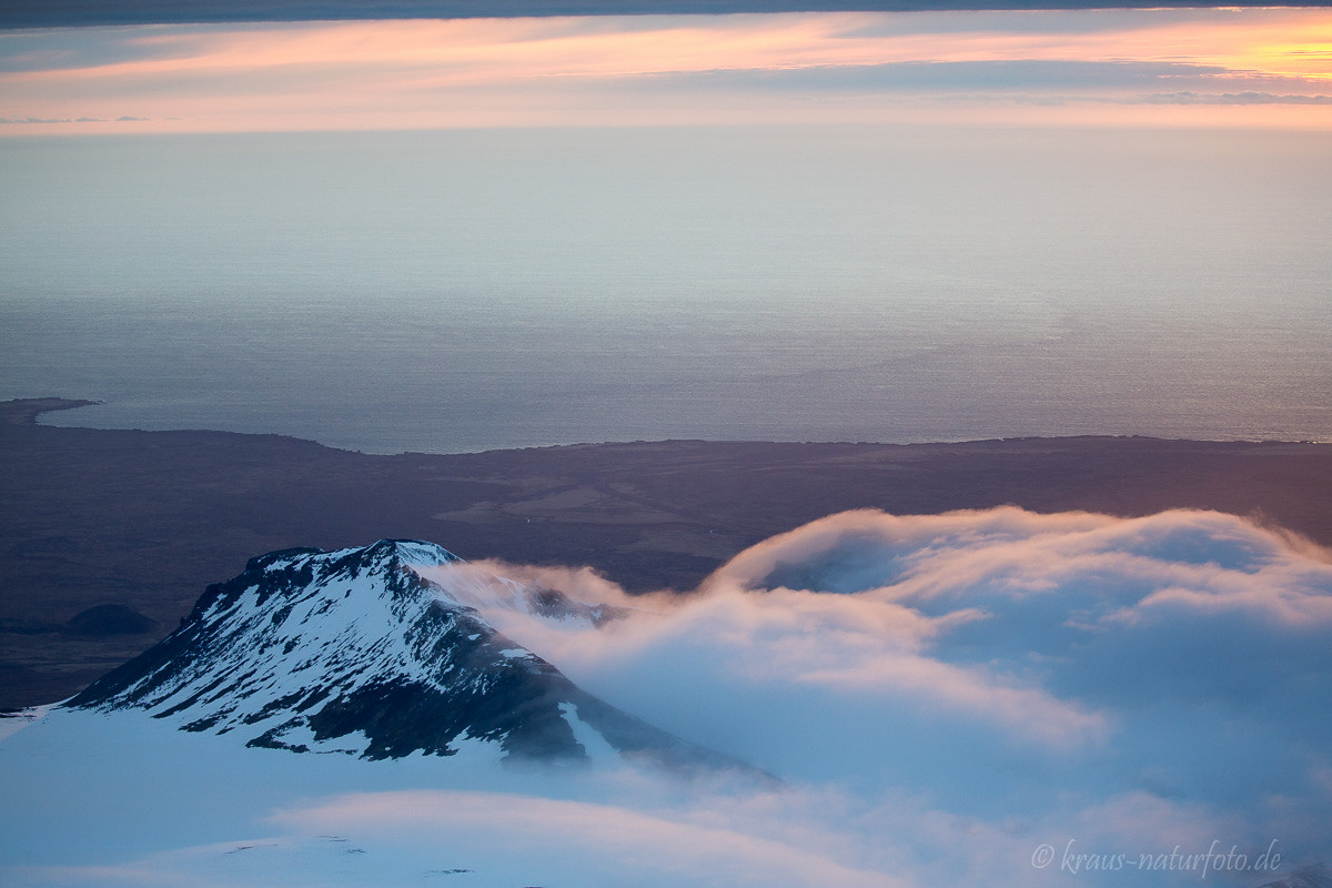 Blick vom Snaefellsjökull