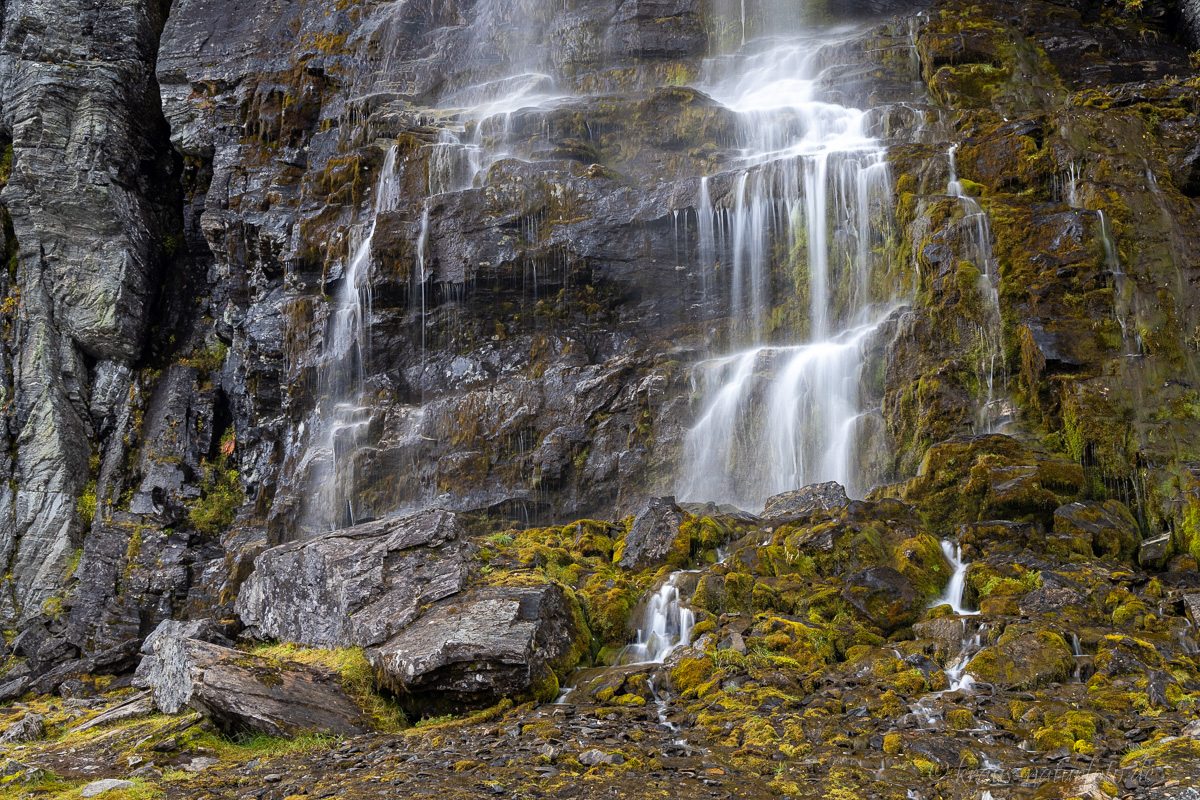 Flotane Wasserfall Aurlandsfjell