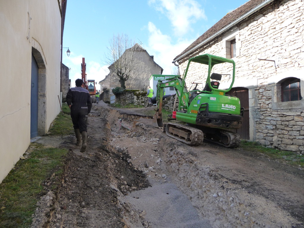 Travaux rue principale