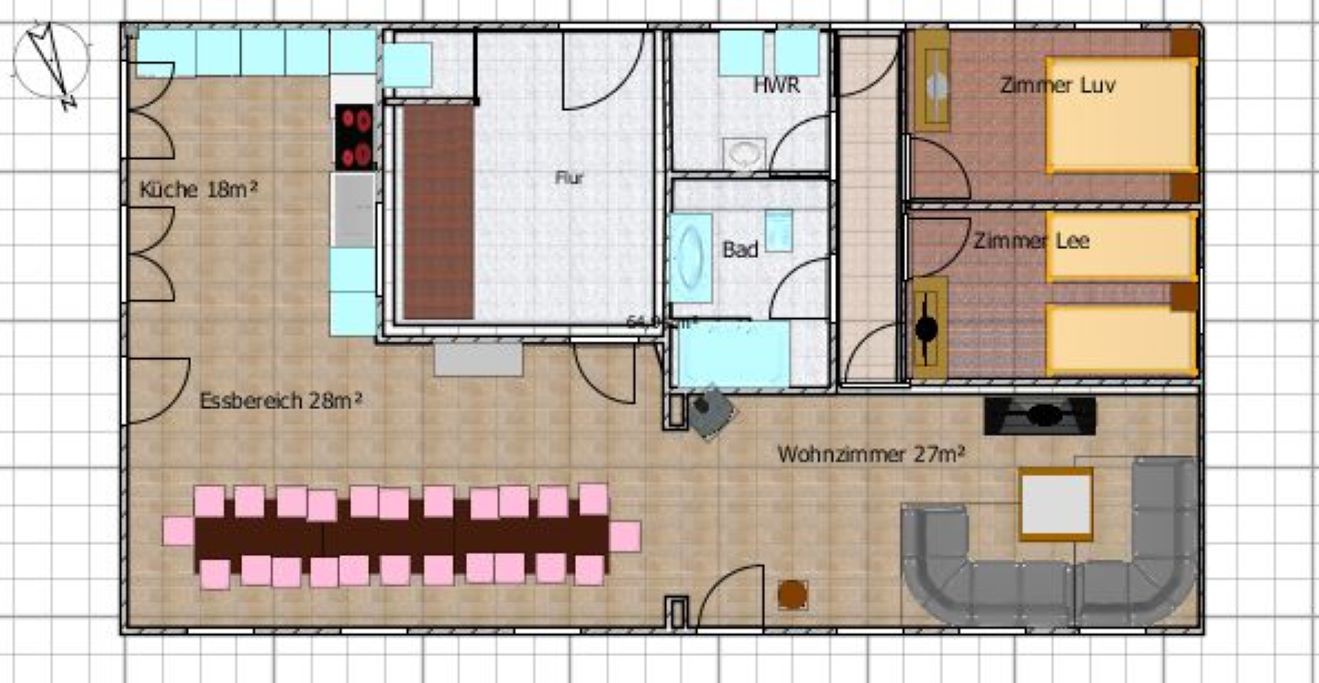Grundriss Haupthaus unten
