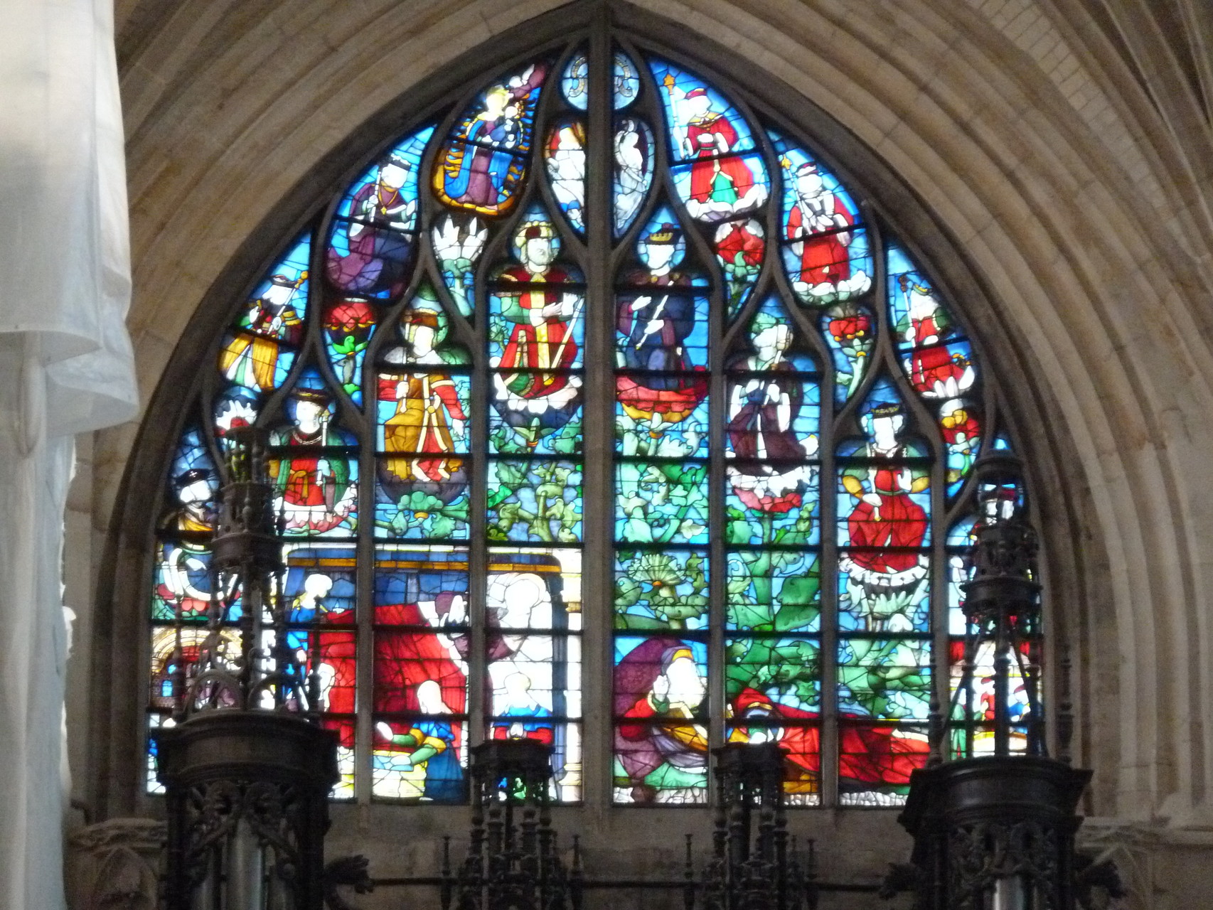un des vitraux de Notre Dame