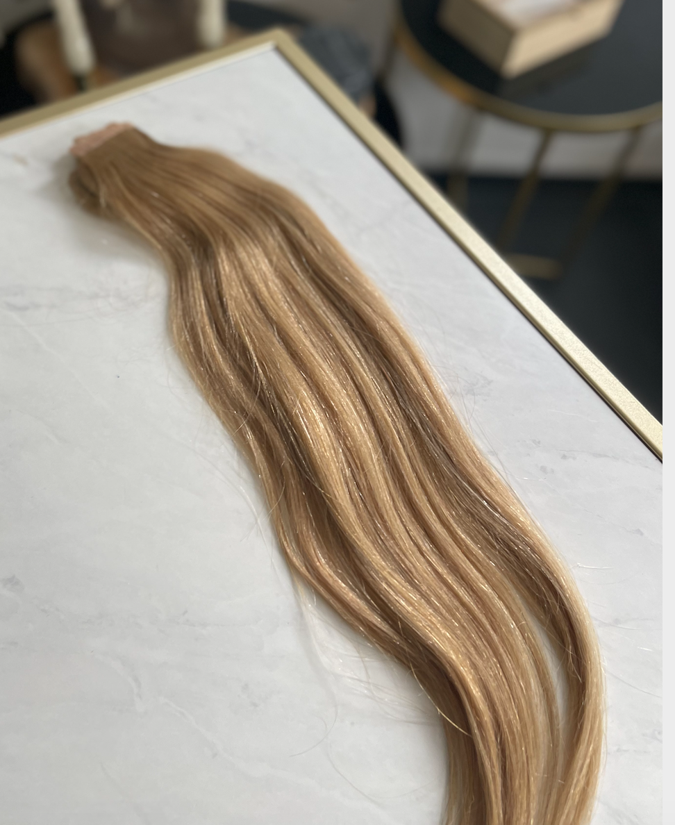 Tape In 18 Dunkelblond LGExtensions Haarverlängerung Preiswerte