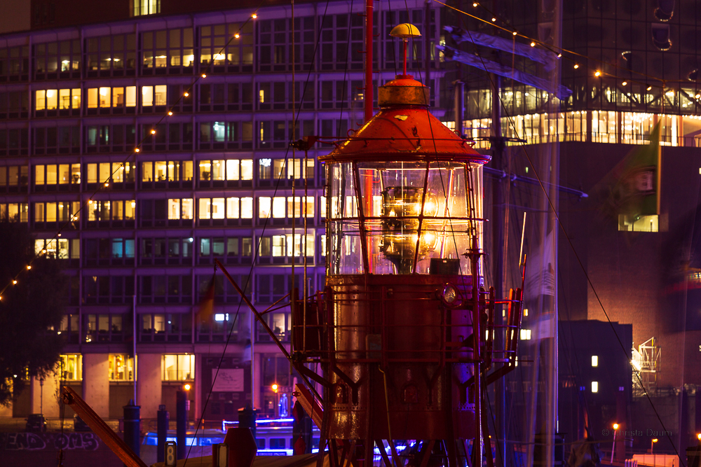Feuerschiff Hafen Hamburg, Foto: Christa Daum 