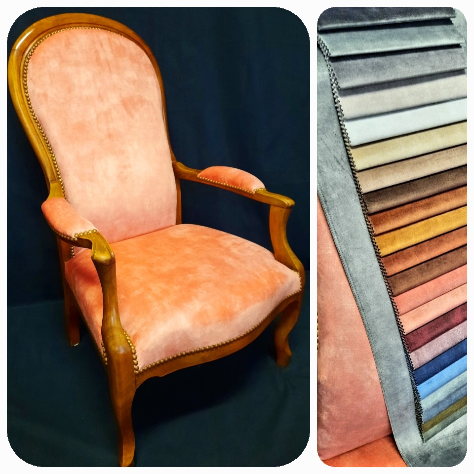 Rénovation d'un fauteuil voltaire. 