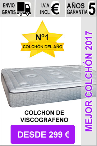 EL MEJOR COLCHÓN DE VISCO GRAFENO 2024
