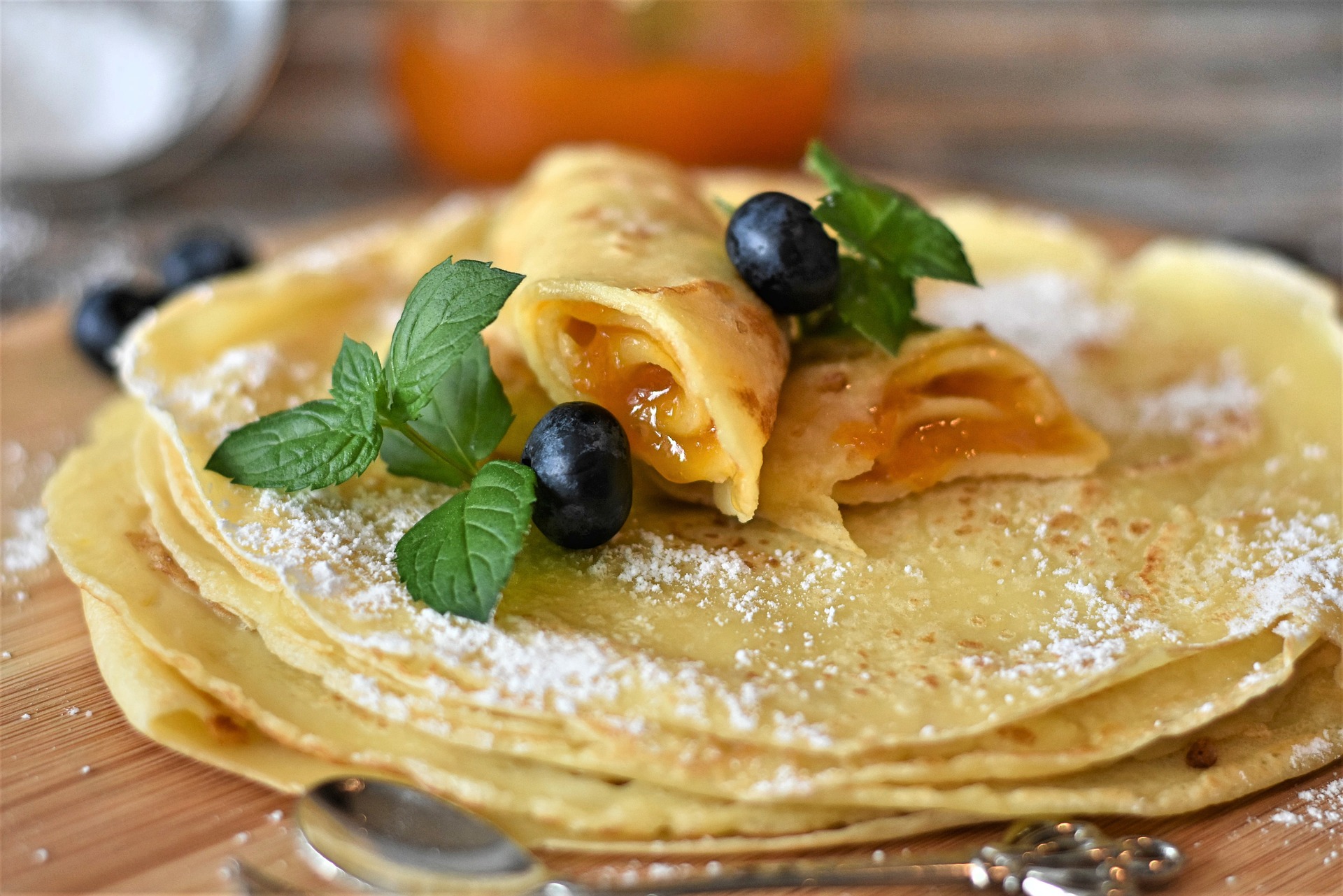 Crêpes à la châtaigne sans gluten, sans lactose, pauvre en FODMAPs