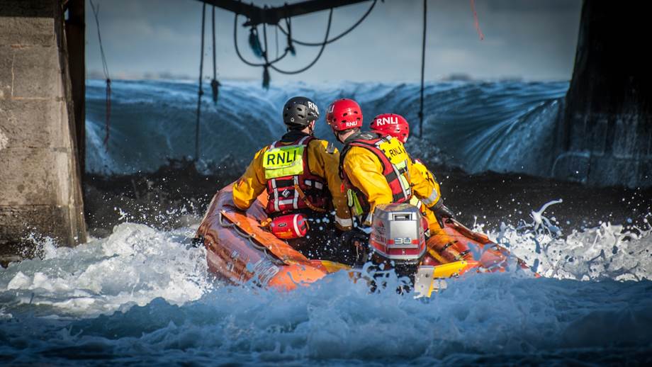 ...365 days of the year responding to distress calls at sea, rescuing resid...