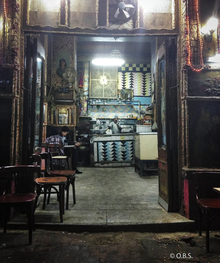 A café in Cairo © O.B.S.