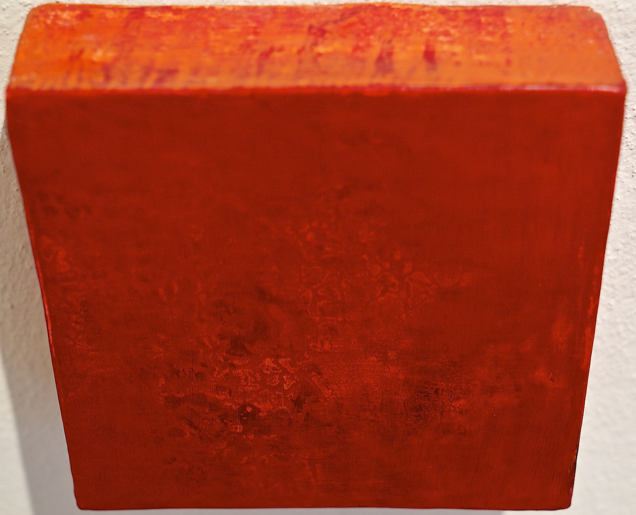 Bärbel Ertl-Beddig -tOG Nr. B.E.B.034 -  Werk "Red Square"- 13 x 13 X 4 cm - 2015 (c) tOG-Düsseldorf