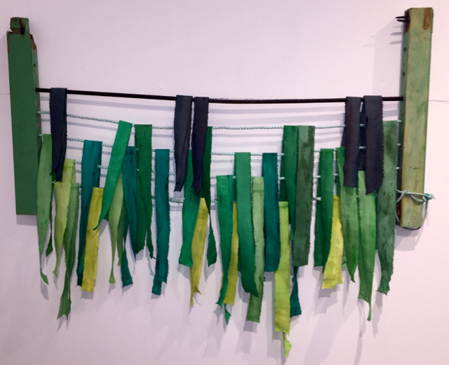 tOG-A.P.0072 - Posidonia - Neptun beißt ins Gras, Wand-Skulptur, Annette Palder, 2017, tOG, take OFF GALLERY, Ausstellung, vergehen, Kunst, contemporary art, 