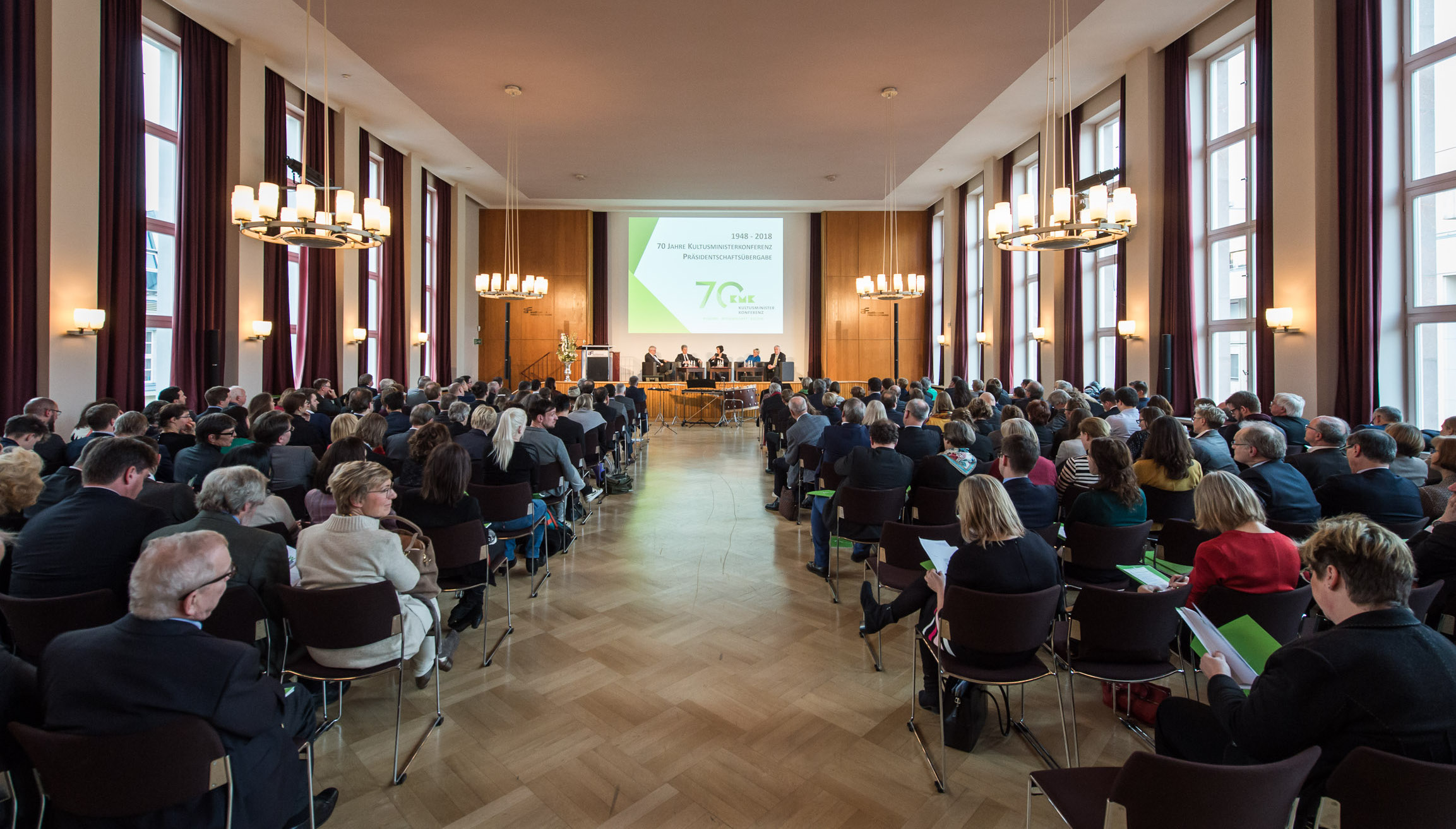 Festveranstaltung zu 70 Jahren Kultusministerkonferenz im Januar in Berlin. Foto: Ralf Rühmeier