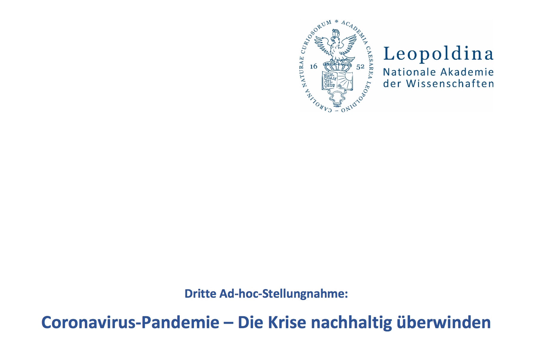 der fahrplan der leopoldina jan martin wiarda