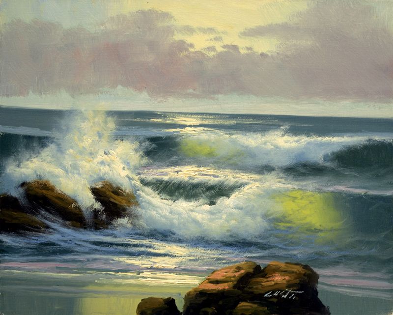 Pinturas al óleo, Marina III - Cuadros al óleo artecuberos