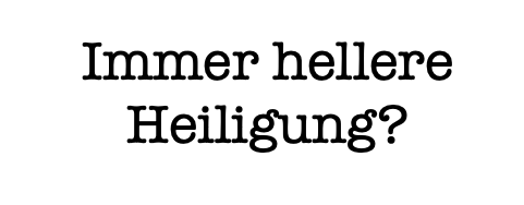 Es ist eine Entwicklung im Leben des Gerechten zu beobachten: