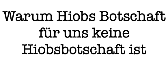 Lies mal Hiob