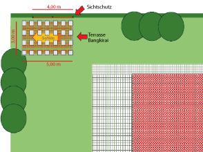 Terrassenplanung, Terrassenskizze, Entwurf Terrassendesign - Wir planen Ihre Terrasse professionell und präzise im Großraum Dresden