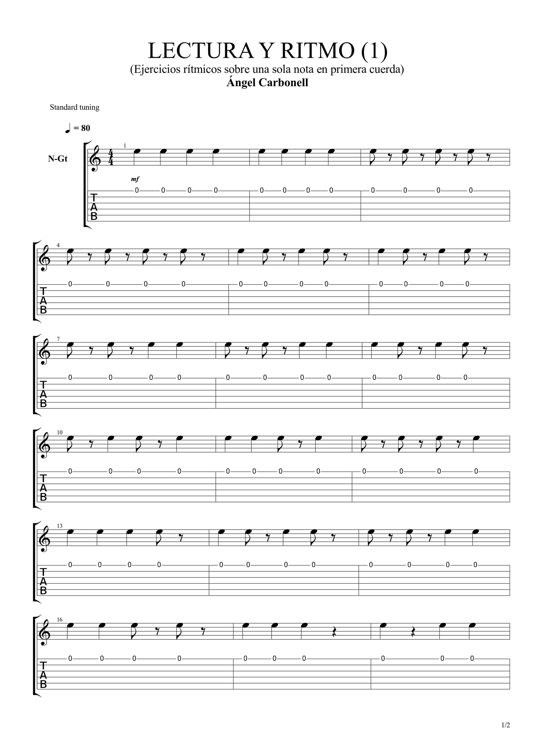 Escalas Ejercicios Ejemplos Tablaturas Pagina Oficial Web De Angel Carbonell Garcia Toca despacio, tambien puedes hacerlo a corcheas con swing, pero intenta acentuar un poco siempre la primera corchea del grupeto. escalas ejercicios ejemplos