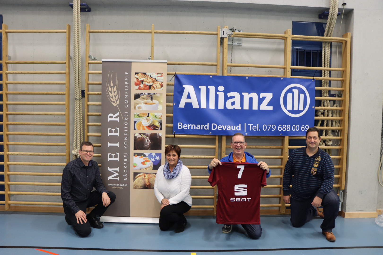Dank an unseren Sponsoren Meier Bäckerei, Allianz und Seat